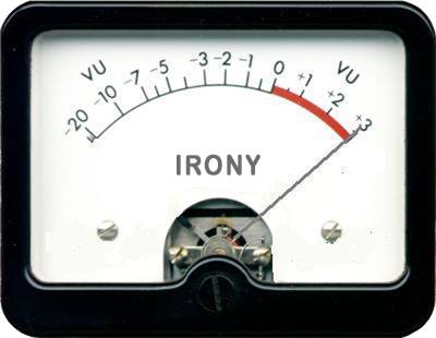 High Quality Irony Meter Blank Meme Template